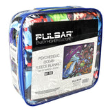 Pulsar Fleece Throw Blanket | 50" x 60" | Psychedelic Ocean - Avernic Smoke Shop