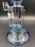 Pulsar Glass Wig Wag Ball Perc Rig | 8" | 14mm - Avernic Smoke Shop