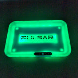 Pulsar Glow LED Rolling Tray | 11" x 7" | Pulsar Logo