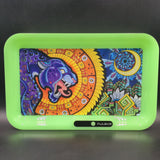 Pulsar Glow "Psychedelic Jaguar" LED Rolling Tray | 11" x 7" - Avernic Smoke Shop