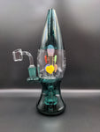 Pulsar Hearts Lava Lamp Rig - 9" | 14mm - Avernic Smoke Shop
