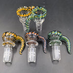 Pulsar Horn Swirl Herb Slide Color Matrix 14mm - Avernic Smoke Shop