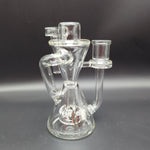 Pulsar Hourglass Recycler Ash Catcher | 5.25" | 14mm front view