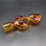 Pulsar Internal Twist One Hitter Pipe | 4" amber