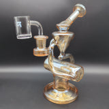 Pulsar Metallic Inline Recycler Dab Rig | 8.25" | 14mm - Avernic Smoke Shop