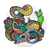 Pulsar Psychedelic Rattlesnake Sticker | 4" - Avernic Smoke Shop