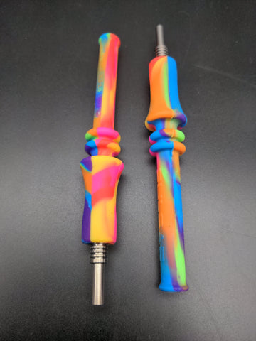 Pulsar RIP Silicone Vapor Straw - 6.25" / Tie Dye - Avernic Smoke Shop