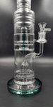 Pulsar Showerhead Perc Water Pipe - 15" / 14mm - Avernic Smoke Shop