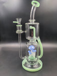 Pulsar Shroom Recycler Water Pipe | 12" | 14mm - Avernic Smoke Shop