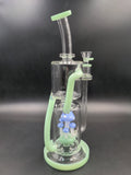 Pulsar Shroom Recycler Water Pipe | 12" | 14mm - Avernic Smoke Shop