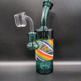 Pulsar Spiral Bottle Dab Rig 7" | 14mm - Avernic Smoke Shop