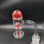 Pulsar Terp Slurper Twist Marble Set | 4pc | 14mm Male - Avernic Smoke Shop