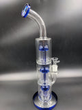 Pulsar Triple Jellyfish Perc Water Pipe | 14" | 14mm