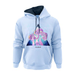 Pulsar Ultra Soft Pullover Hoodie | Melting Shrooms | Blue - Avernic Smoke Shop