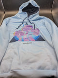 Pulsar Ultra Soft Pullover Hoodie | Melting Shrooms | Blue - Avernic Smoke Shop