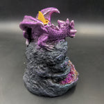 Purple Dragon Backflow Incense Burner w/ LED - 5.75"
