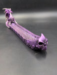Purple Dragon Incense Burner - Polyresin | 12"