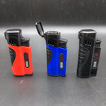 Quad Torch Lighter With Cigar Punch | 3" - Avernic Smoke Shop