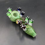 Rainforest Ecology Glass Pipe - 6" - Avernic Smoke Shop