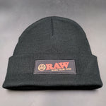 Raw Beanie Hat - Black - Avernic Smoke Shop