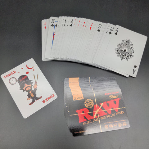 RAW Black Playing Cards - Avernic Smoke Shop