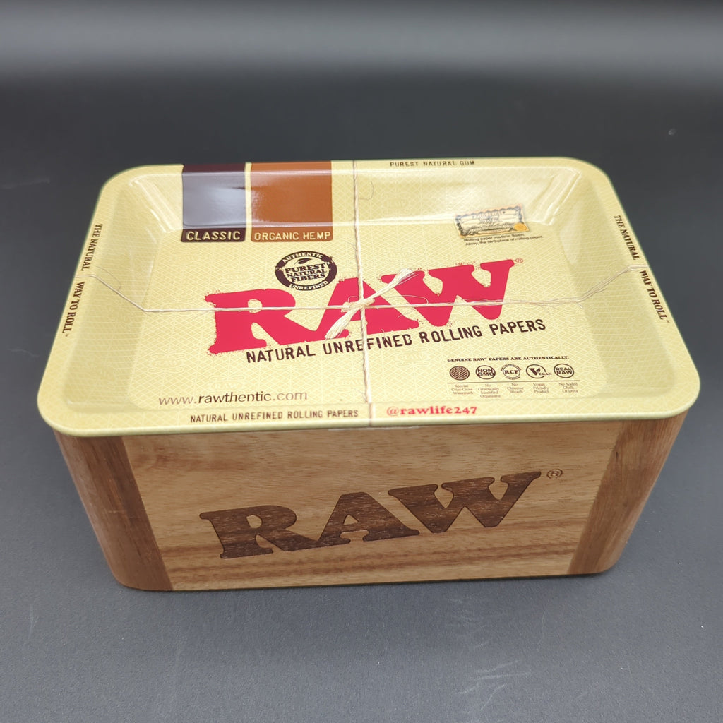 Mini vassoio RAW Cache Box all'ingrosso + scatola di legno Mini vassoio RAW Cache Box all'ingrosso + scatola di legno