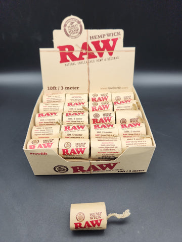 Raw Natural Hemp Wick Rolls | 10ft ea - Avernic Smoke Shop