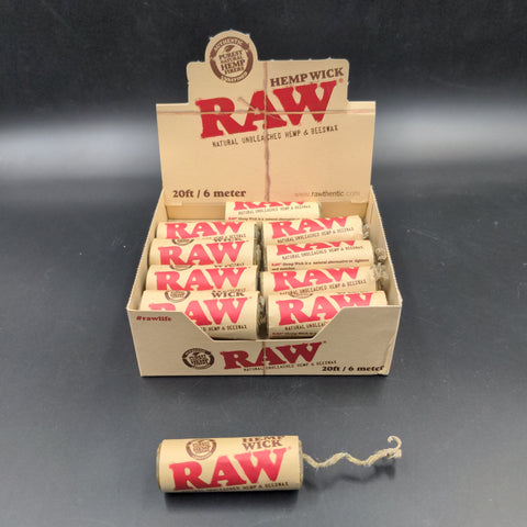 Raw Natural Hemp Wick Rolls | 20ft ea - Avernic Smoke Shop