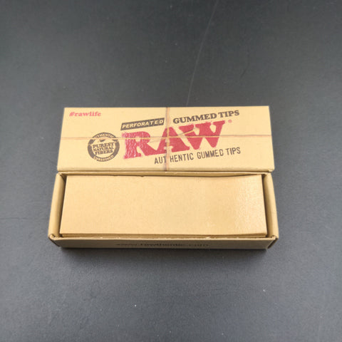 RAW Perforated Gummed Tips - Avernic Smoke Shop