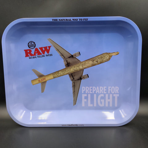RAW "Prepare for Flight" Large Rolling Tray - Avernic Smoke Shop