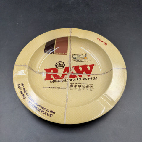 Raw Round Metal Ashtray | 5.5" - Avernic Smoke Shop
