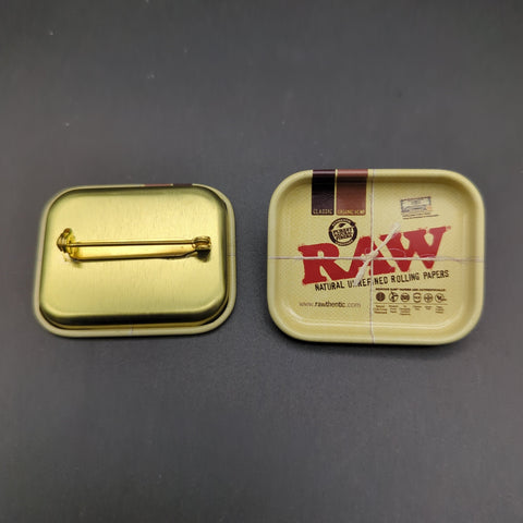RAW Tiny Rolling Tray Pin | 1.8" x 1.5" - Avernic Smoke Shop