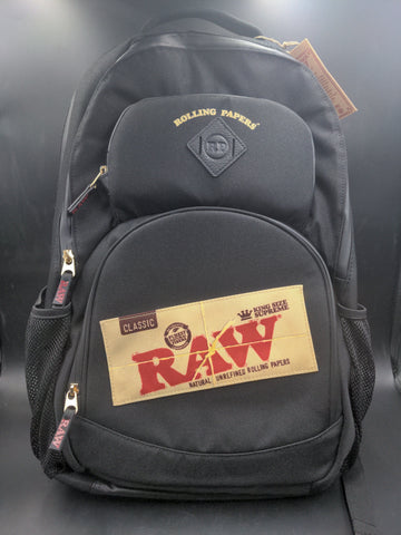 RAW X Rolling Papers Smell Proof Bakepack-Backpack - Avernic Smoke Shop