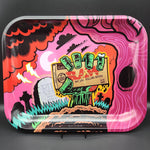 RAW Zombie Large Metal Rolling Tray | 13" x 11" - Avernic Smoke Shop