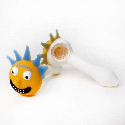 Ricky Silicone Hand Pipe - Colors May Vary - Avernic Smoke Shop