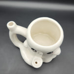 Roast & Toast Ghost Ceramic Pipe Mug | 12oz - Avernic Smoke Shop