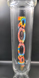 Roor 18" 5mm Narrowing Straight Tube with Rainbow Lettering - Avernic Smoke Shop