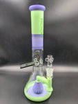 RooR Tech Multicolor 5mm Thick Beaker with Showerhead Perc - Avernic Smoke Shop