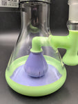 RooR Tech Multicolor 5mm Thick Beaker with Showerhead Perc - Avernic Smoke Shop