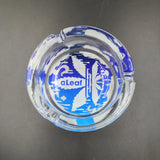 Round Leaf Design Glass Ashtray - Avernic Smoke Shop