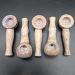 Round Small Stone Pipe | 3" | Assorted Styles - Avernic Smoke Shop
