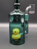 Rubber Duckie Perc Oil Rig - 8" | 14mm Female - Avernic Smoke Shop