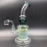 Sacred Geometry Etched Glass Rig | 9" | 14mm