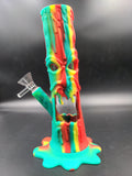 Scary Tree Silicone/Glass LED Water Pipe | 9" 14mm - Avernic Smoke Shop