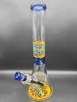 Sentience Wig Wag Beaker Water Pipe- 14.75" / 14mm F - Avernic Smoke Shop