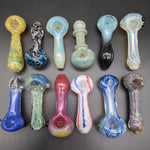 Simple Worked Spoon Pipes | 3.25"-3.5" | Assorted