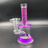 Small Stemless GoG Colorful Floral Print Water Pipe with Showerhead Perc
