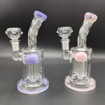 Small Stemless GoG Twisted Water Pipe W Tree Perc