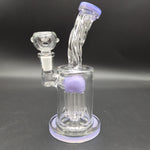 Small Stemless GoG Twisted Water Pipe W Tree Perc - Avernic Smoke Shop