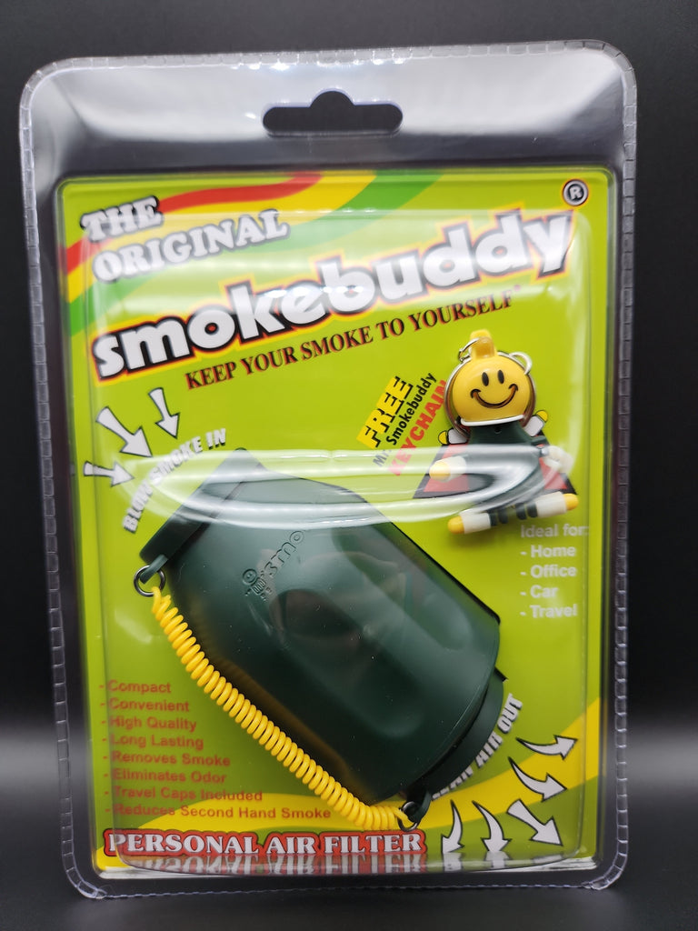 Smoke Buddy Personal Air Filter - Removes Smoke and Odor - High Quality -  Ideal for Home, Office, Car, and Travel - Free Keychain